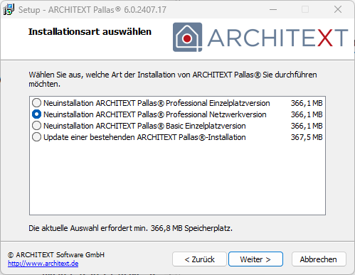 installationsassistent_pallas_premium_server