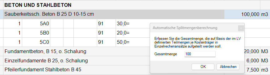 p_splitmengenberechnung